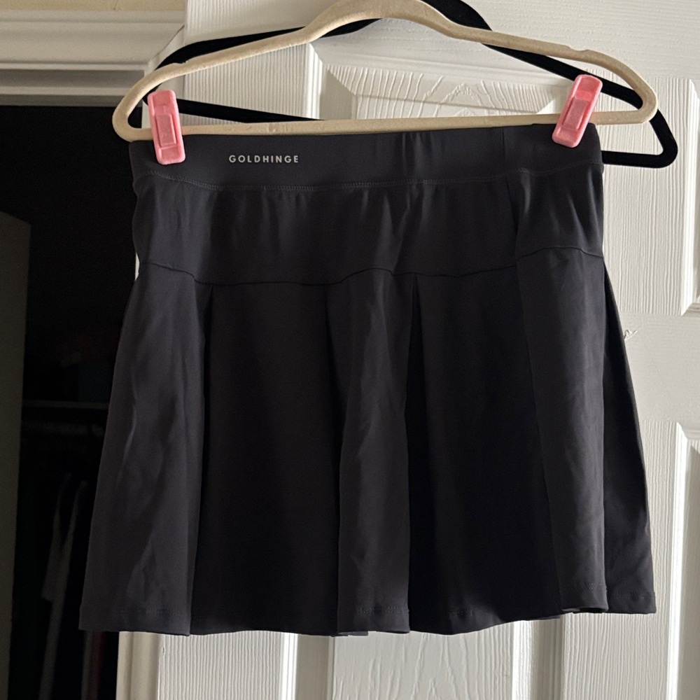 Goldhinge Women's Classic Black Mini Skirt